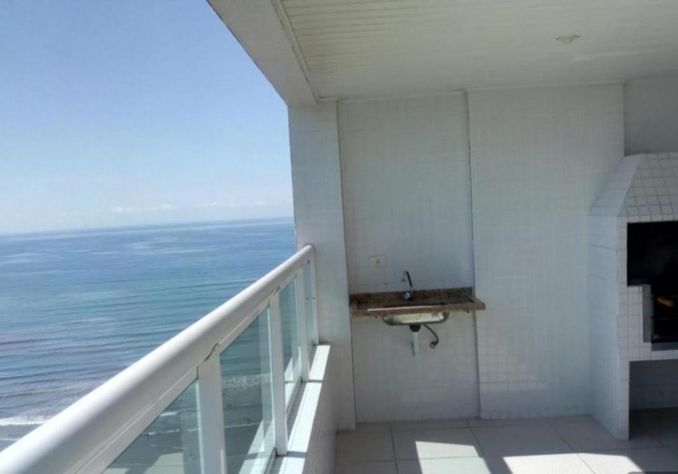 Lindo Apartamento Pe Na Areia Praia Grande  Zewnętrze zdjęcie
